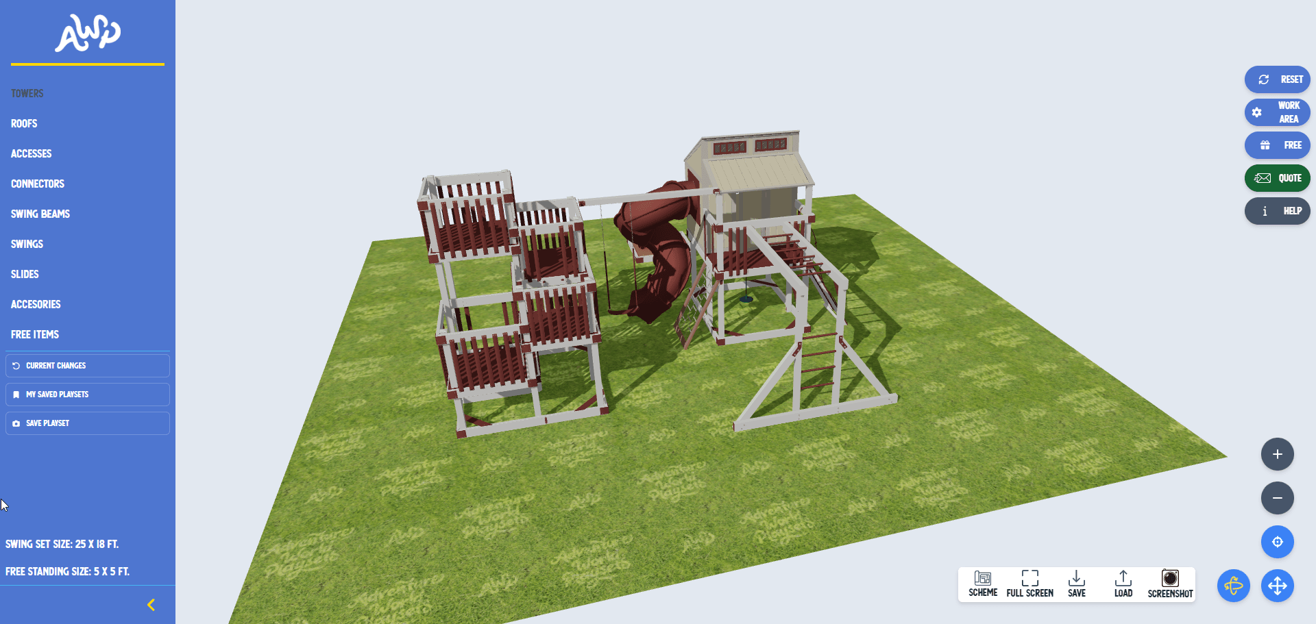 Adventure World Playset 3D Design Software