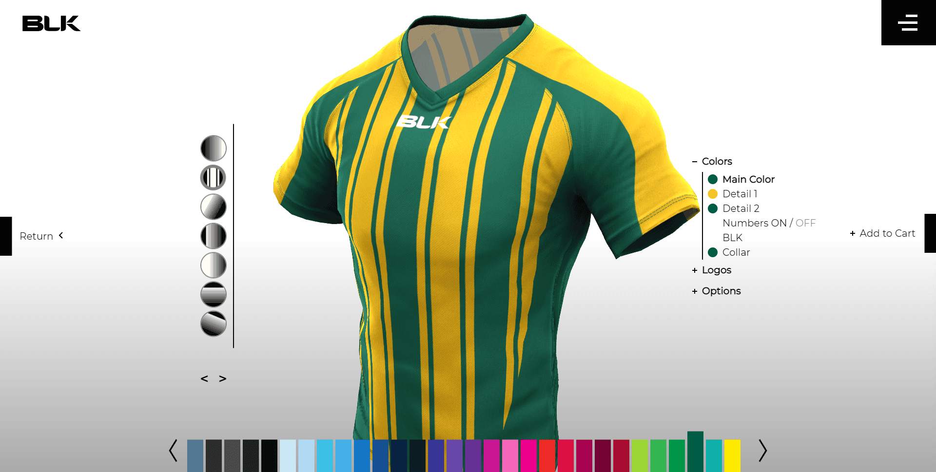 BLK Dyo 3D Uniform Configurator