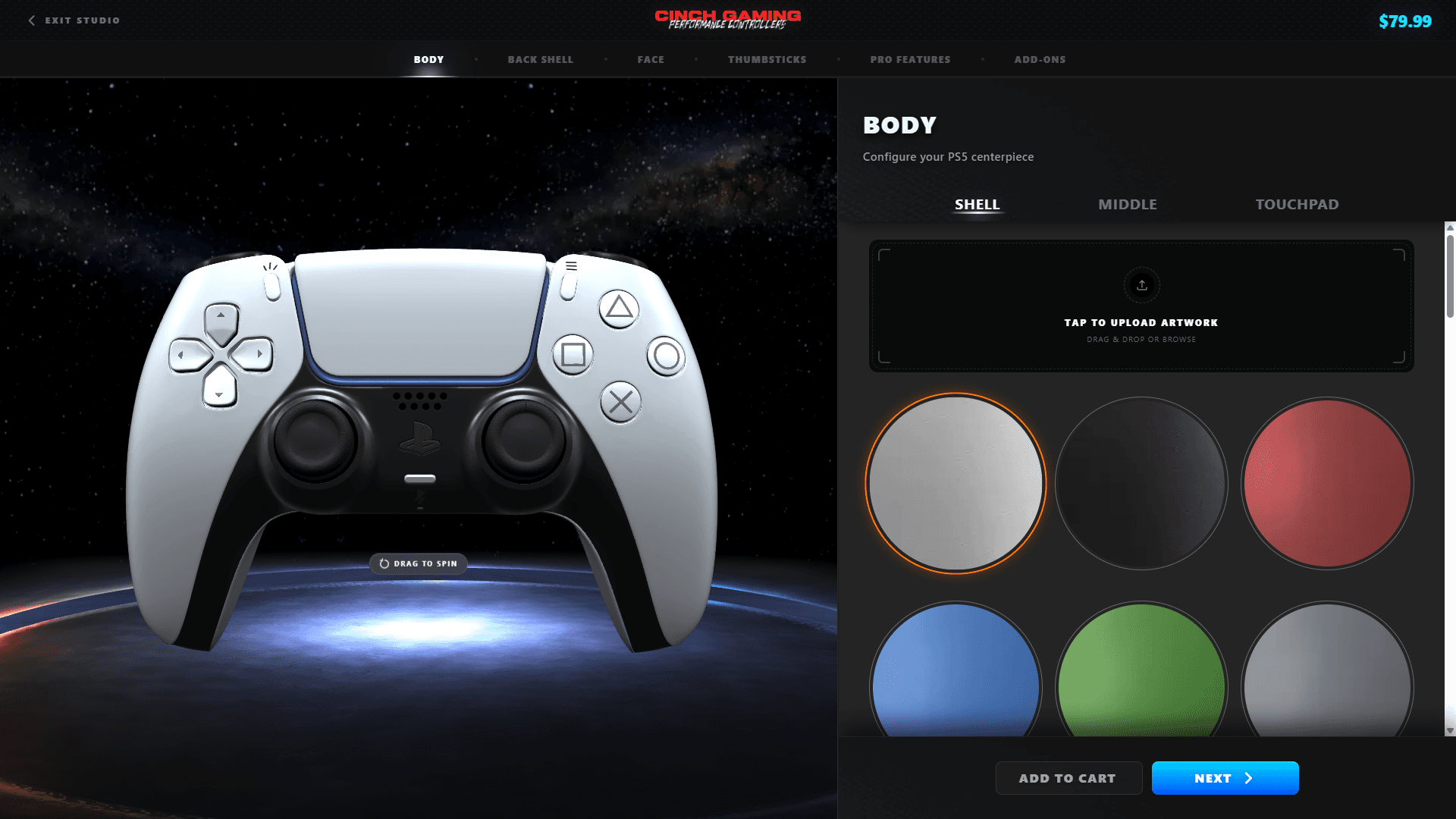 Cinch Gaming Controller Customizer screenshot 1