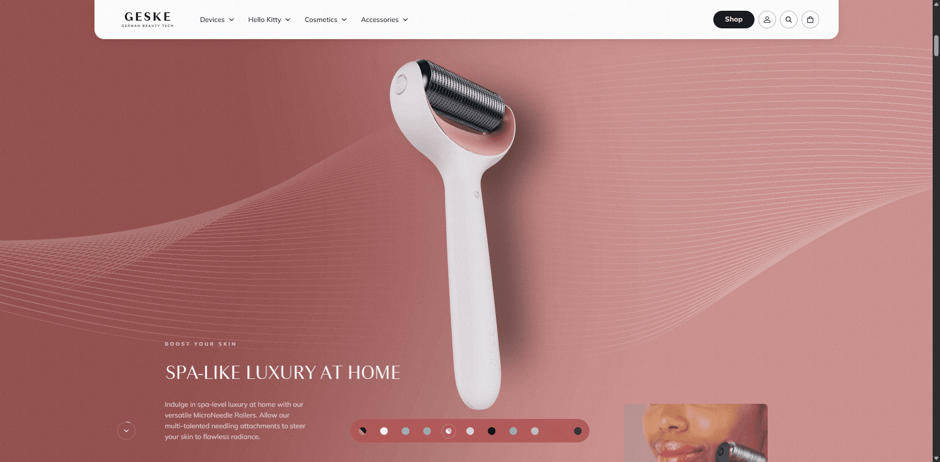 GESKE Micro Needling Interactive 3D Experience