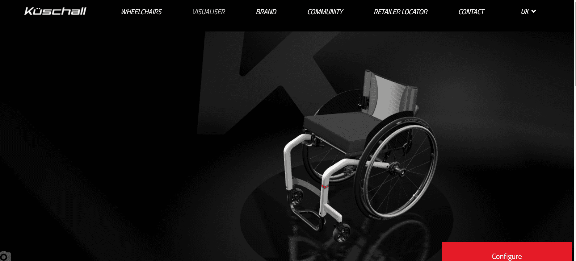 Küschall Wheelchair 3D Configurator