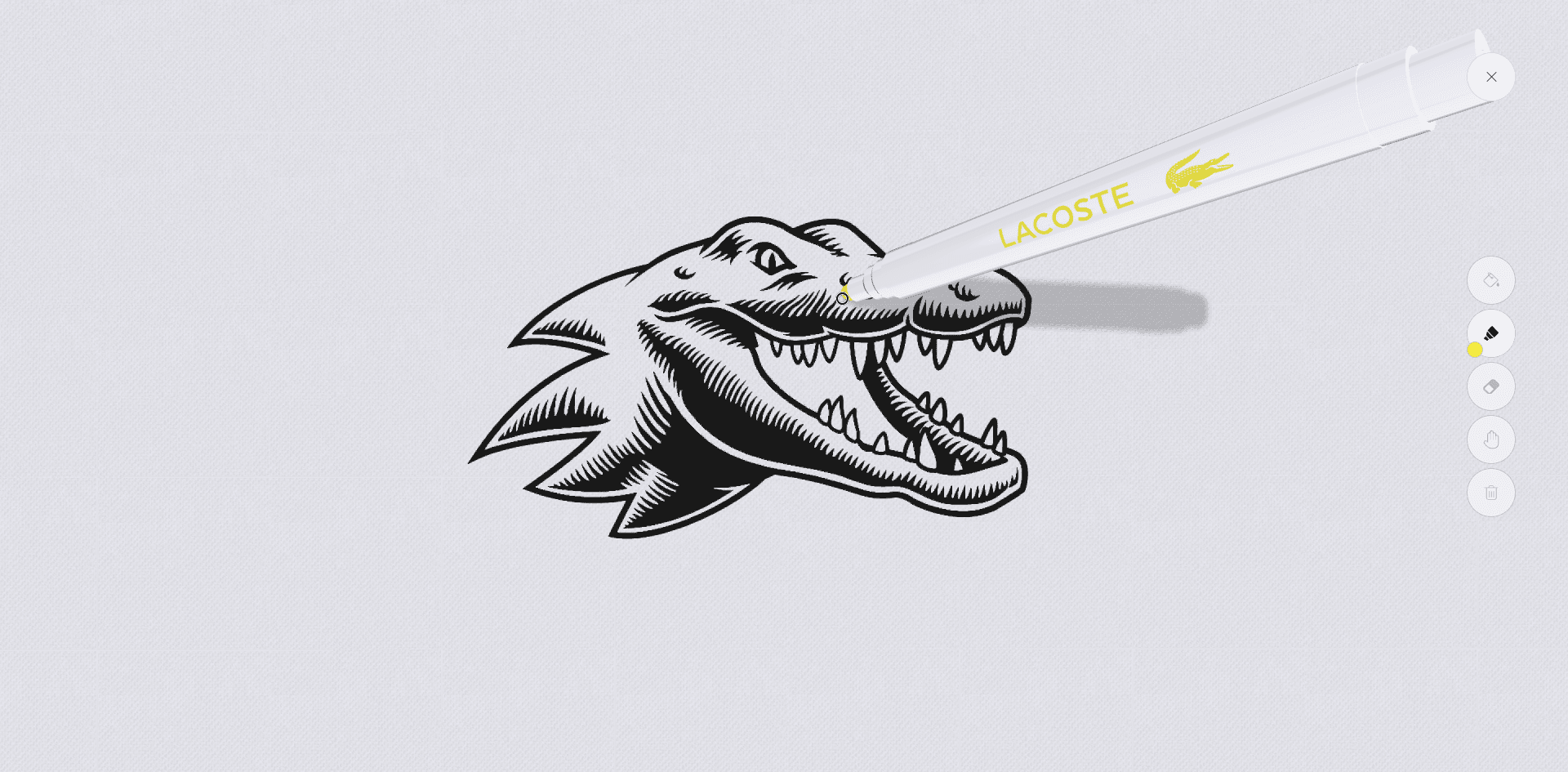 Lacoste: Draw your polo 3D experience