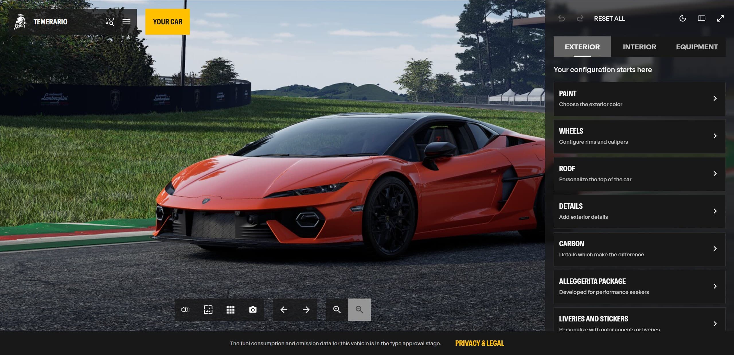 Lamborghini Ad Personam Configurator