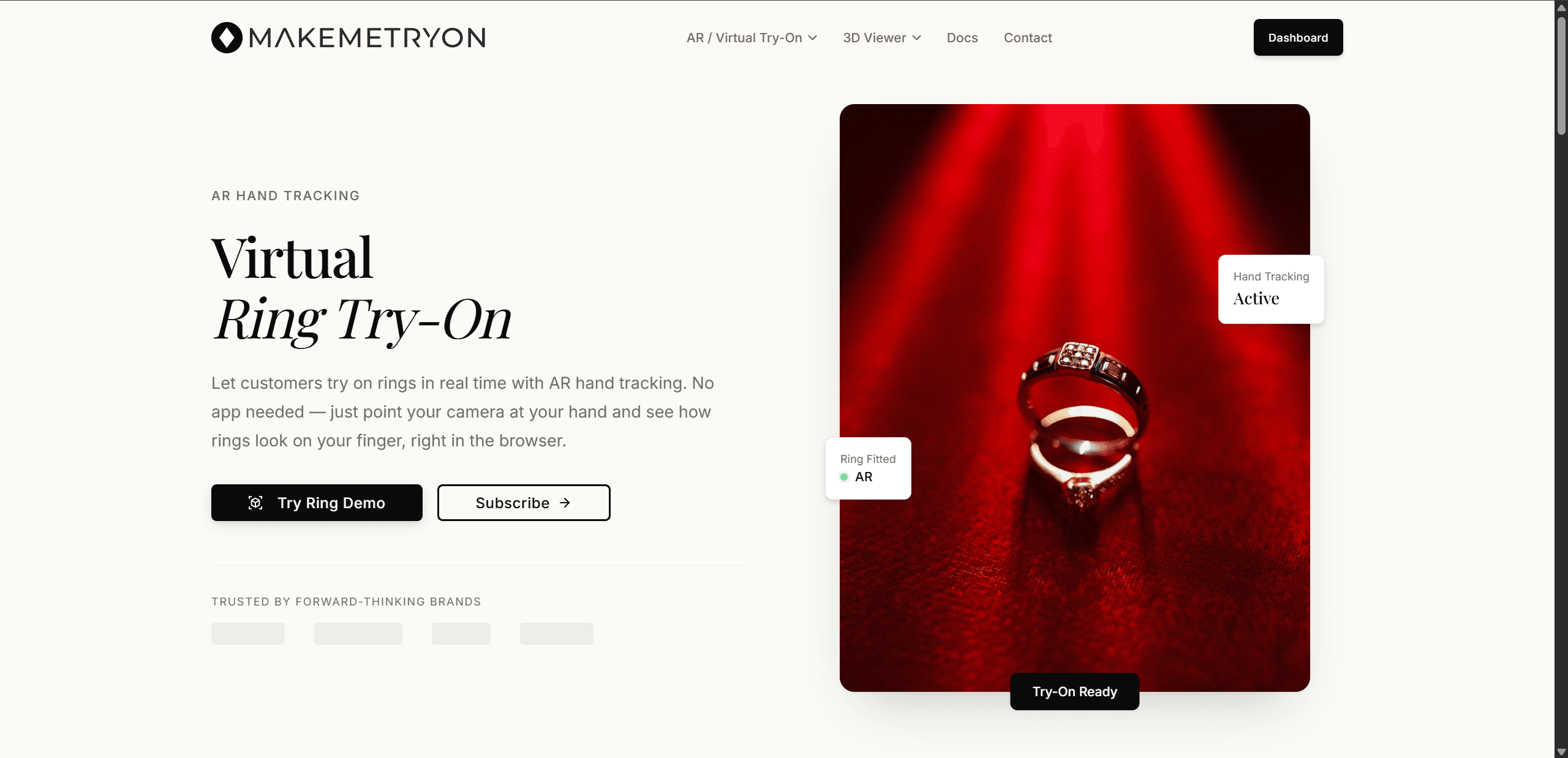 MakeMeTryOn Virtual Ring Try-On screenshot 2